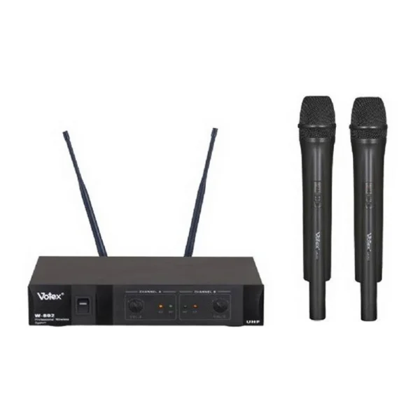 ست میکروفن بیسیم وتکس مدل W-802
