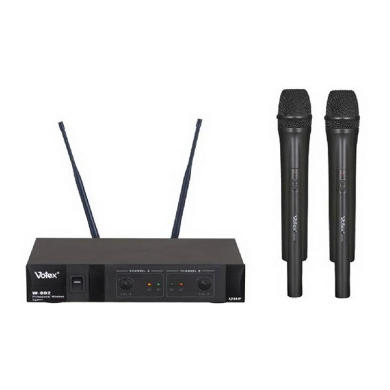 ست میکروفن بیسیم وتکس مدل W-802 (1) ست میکروفن بیسیم وتکس مدل W-802