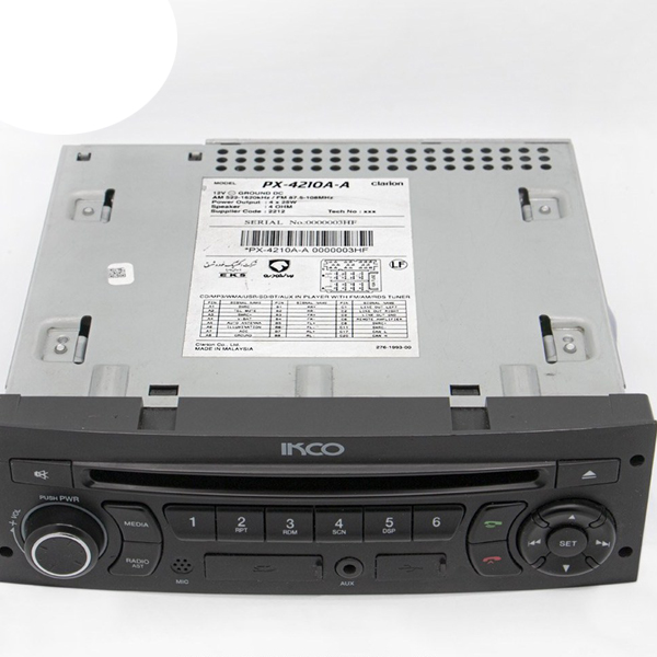 پخش فابریک 206 بلوتوث خور مدل Pg206